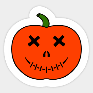 SEE No Evil Funny Halloween Pumpkin Sticker